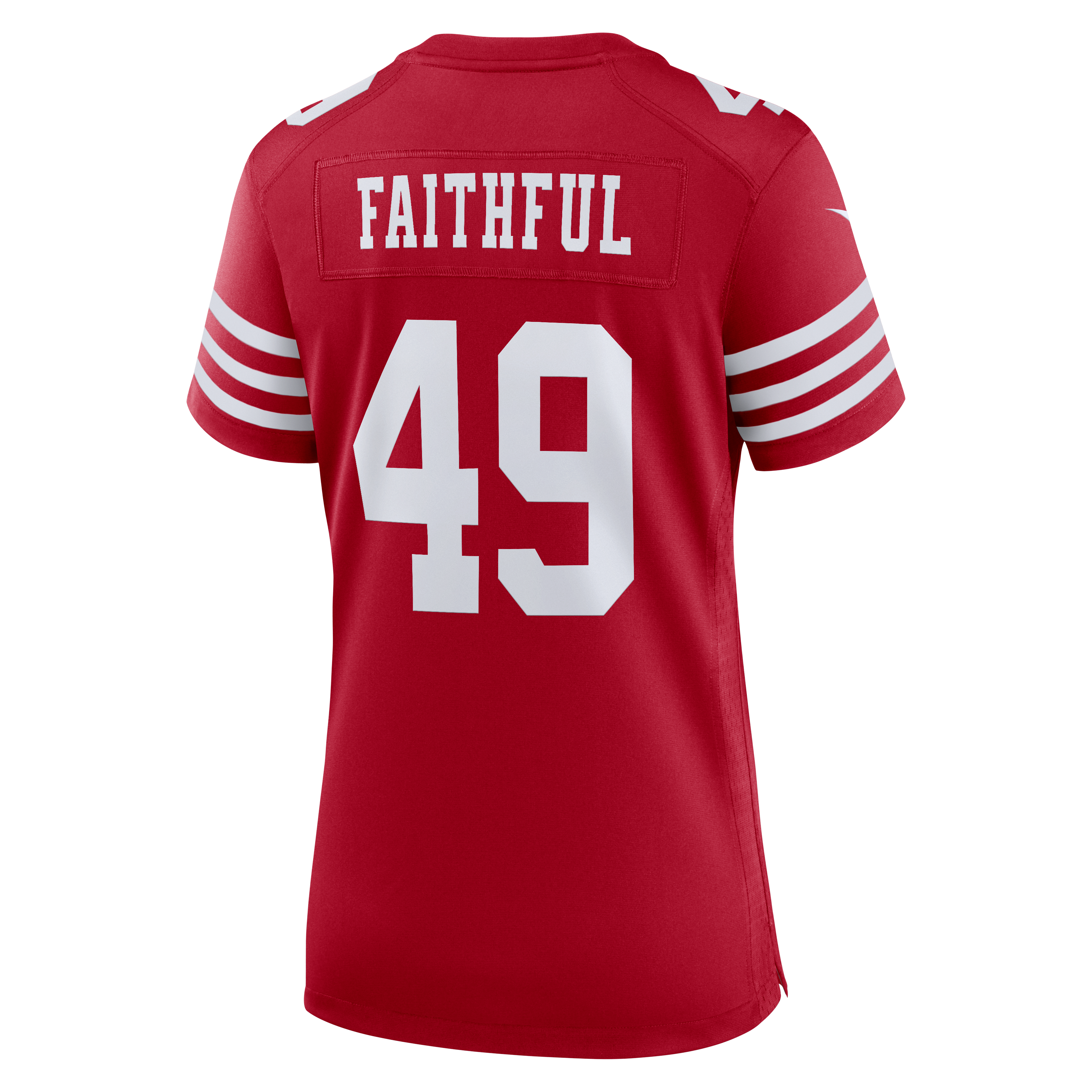 Women's Nike The Faithful Scarlet San Francisco 49ers 80th Anniversary Game Jersey