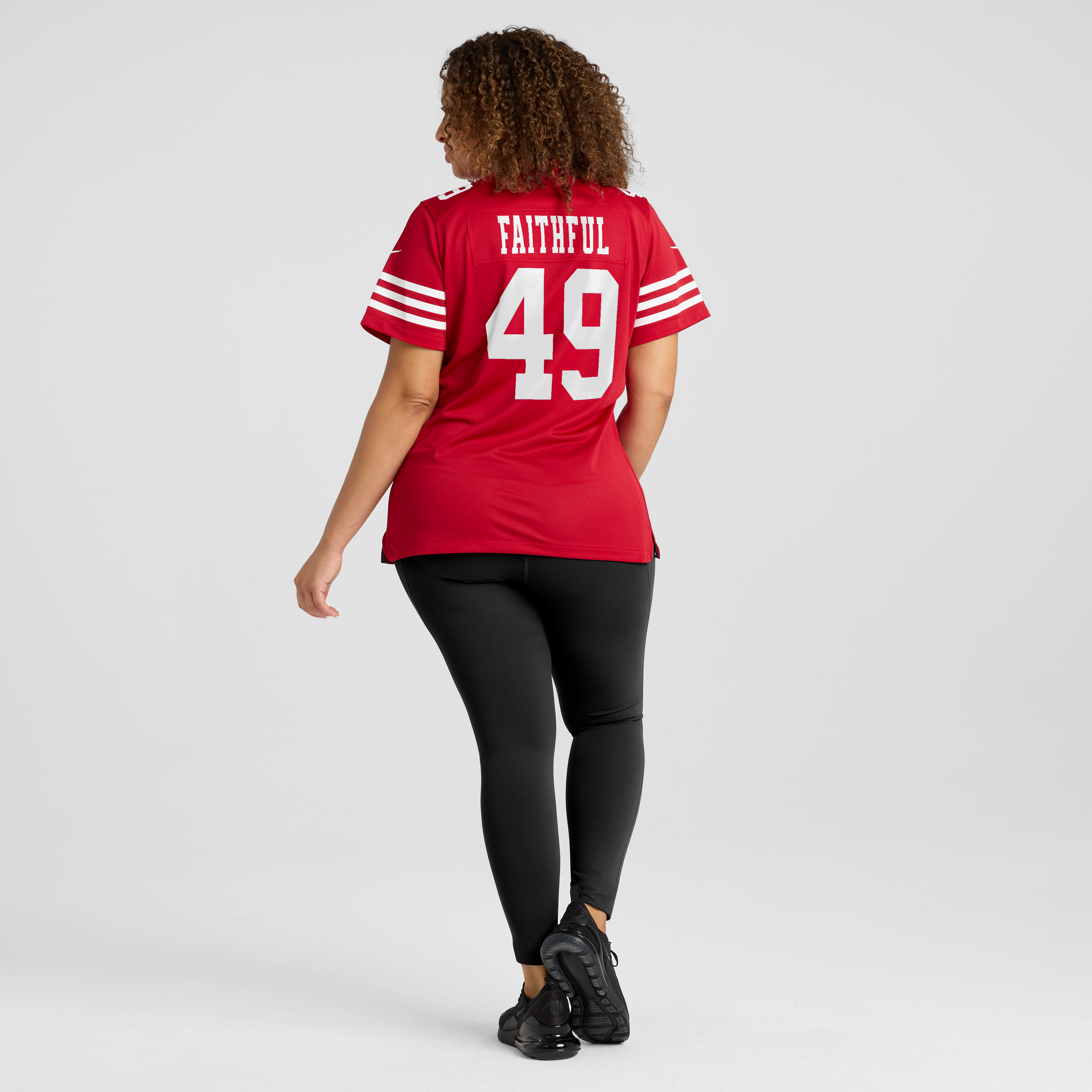 Women's Nike The Faithful Scarlet San Francisco 49ers 80th Anniversary Game Jersey