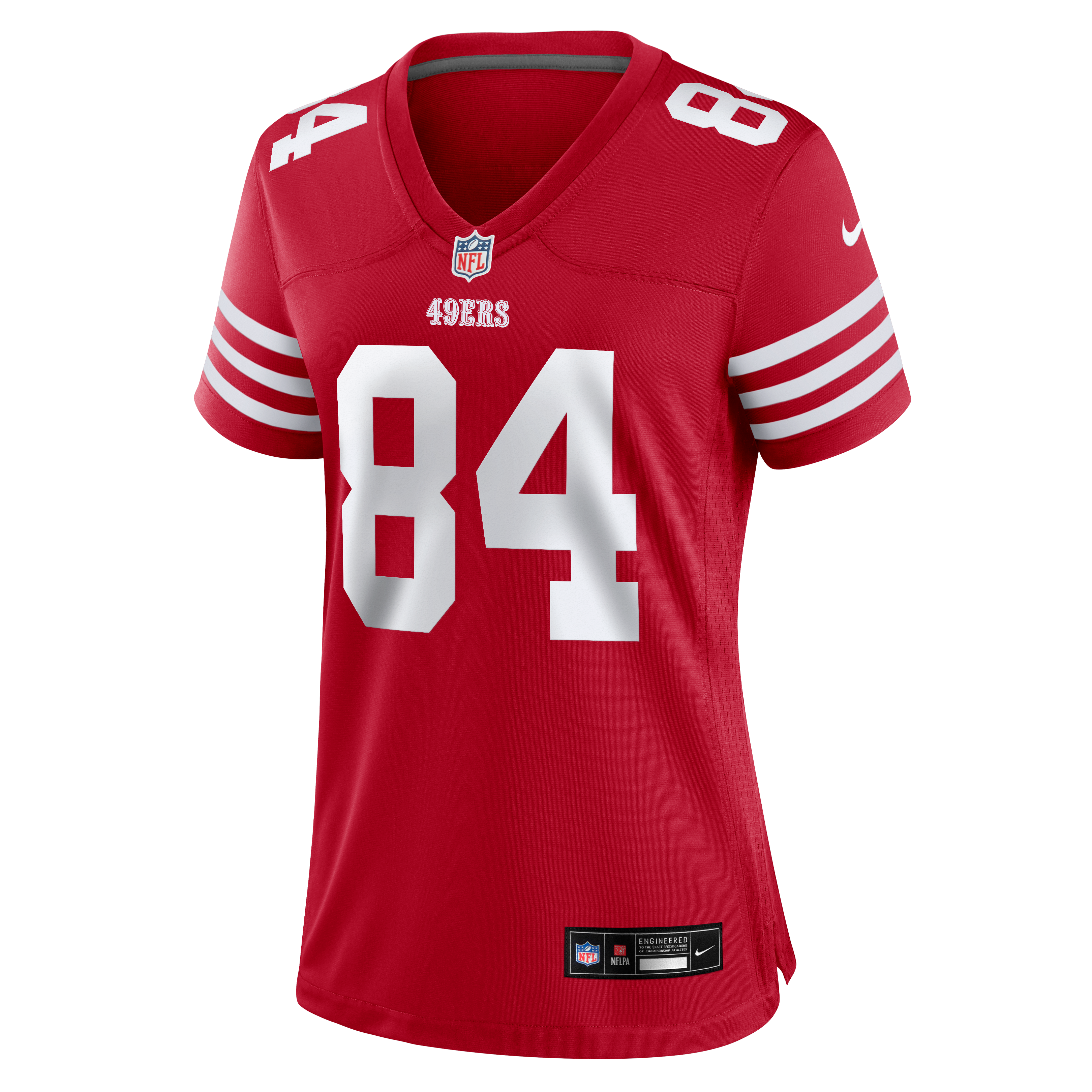Maillot de match Nike Will Pauling rouge écarlate des 49ers San Francisco pour femmes