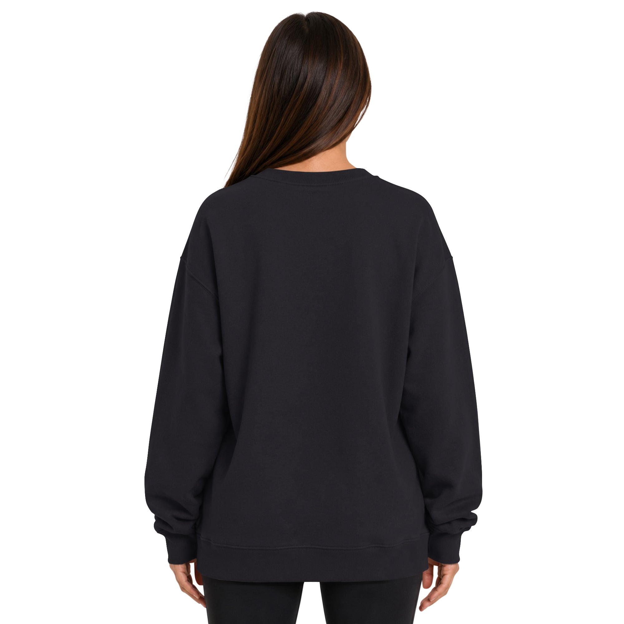 Sweat-shirt oversize en polaire Starter noir pour femme, style athleisure, San Francisco 49ers