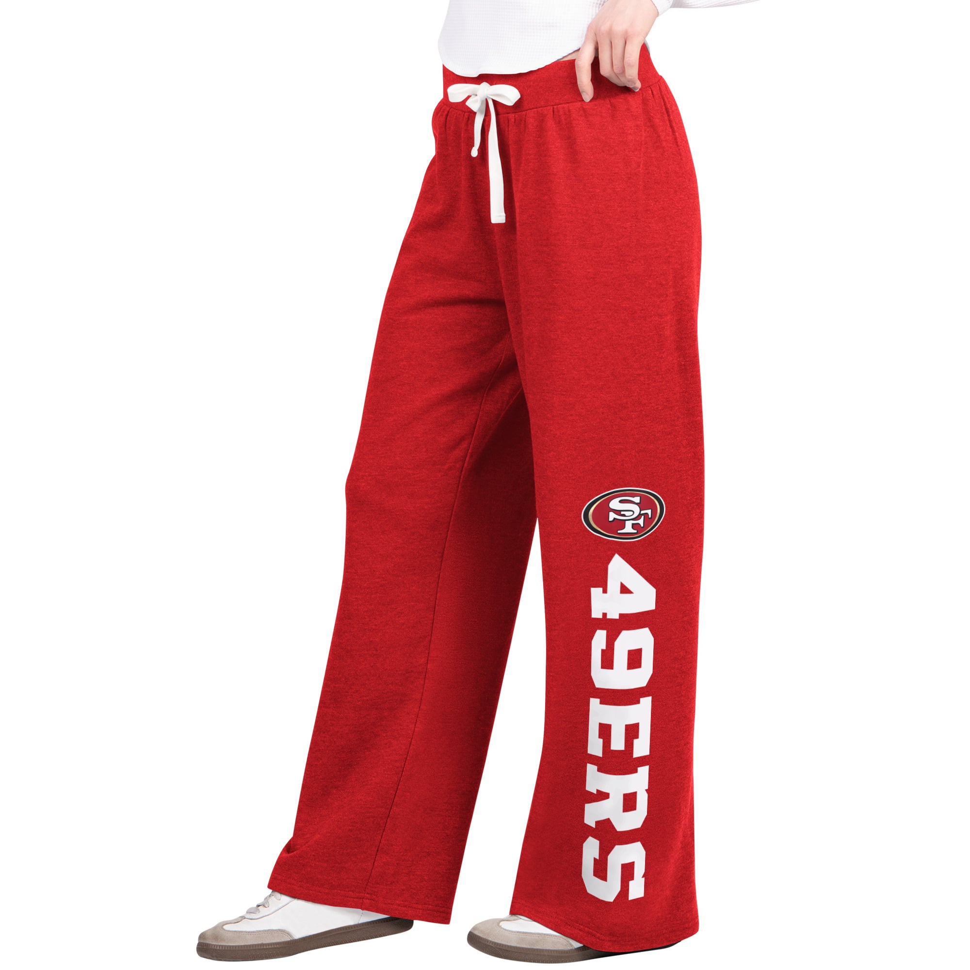 Pantalon de survêtement large Starter Scarlet pour femmes, modèle 49ers San Francisco