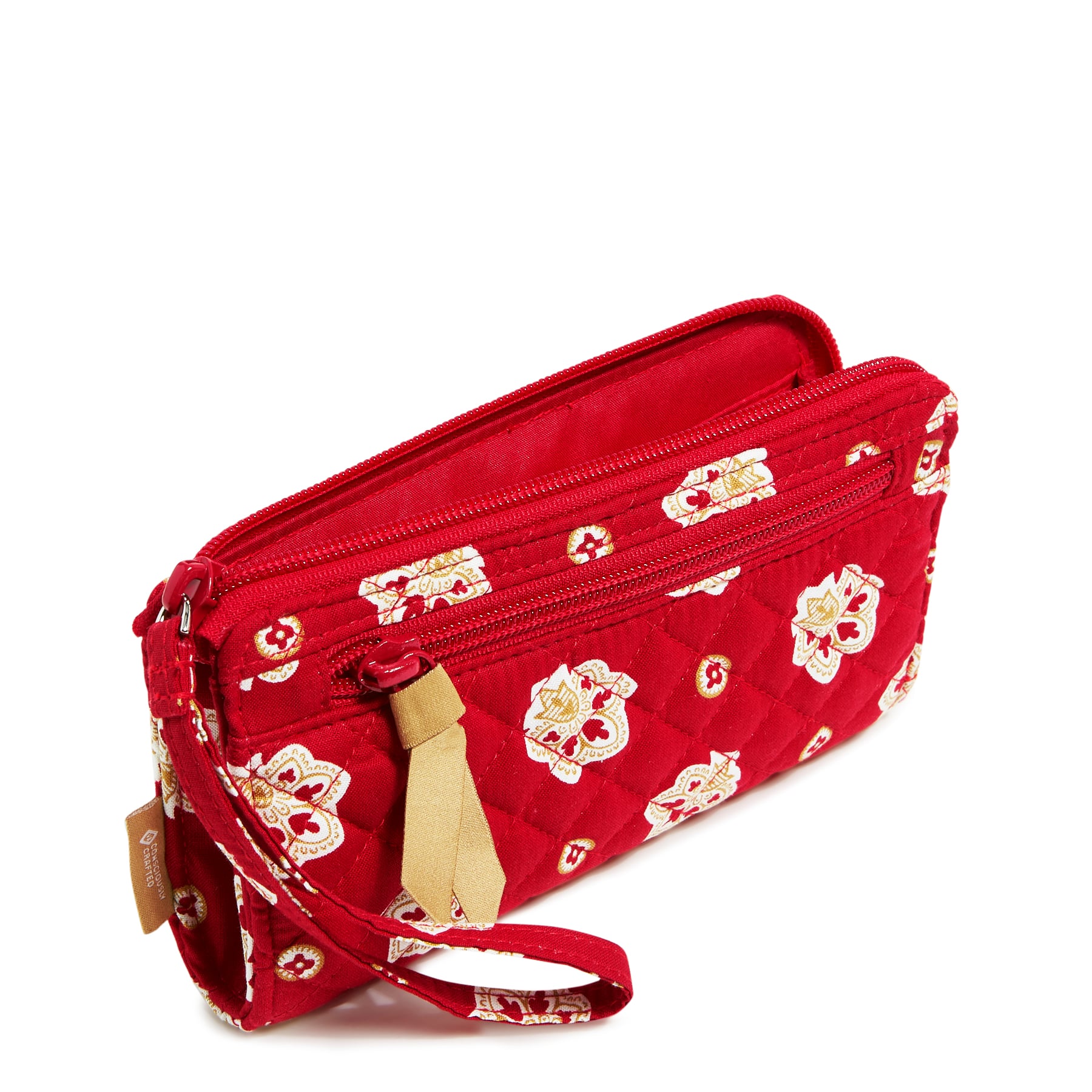 Women's Vera Bradley San Francisco 49ers RFID Front-Zip Wristlet