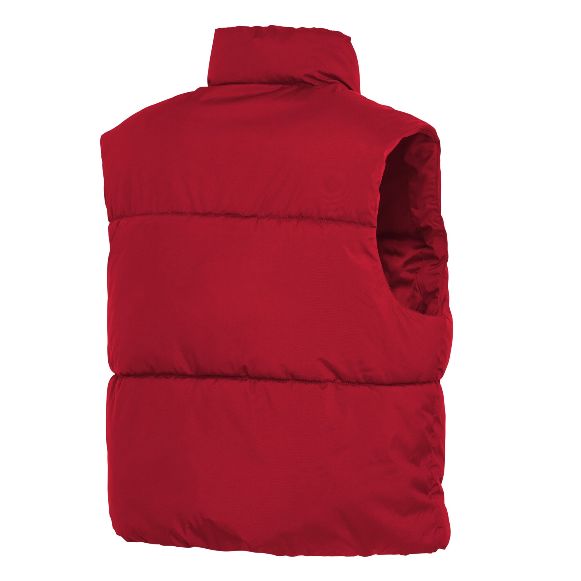 Gilet matelassé court zippé écarlate San Francisco 49ers de la marque WEAR by Erin Andrews pour femmes