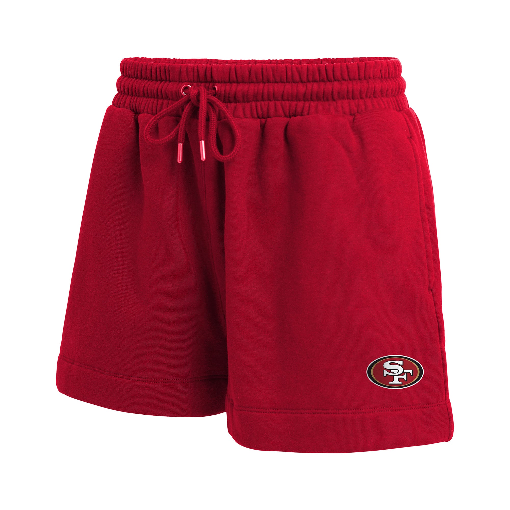 Women's WEAR by Erin Andrews Scarlet San Francisco 49ers Fleece V-Neck Lounge Set