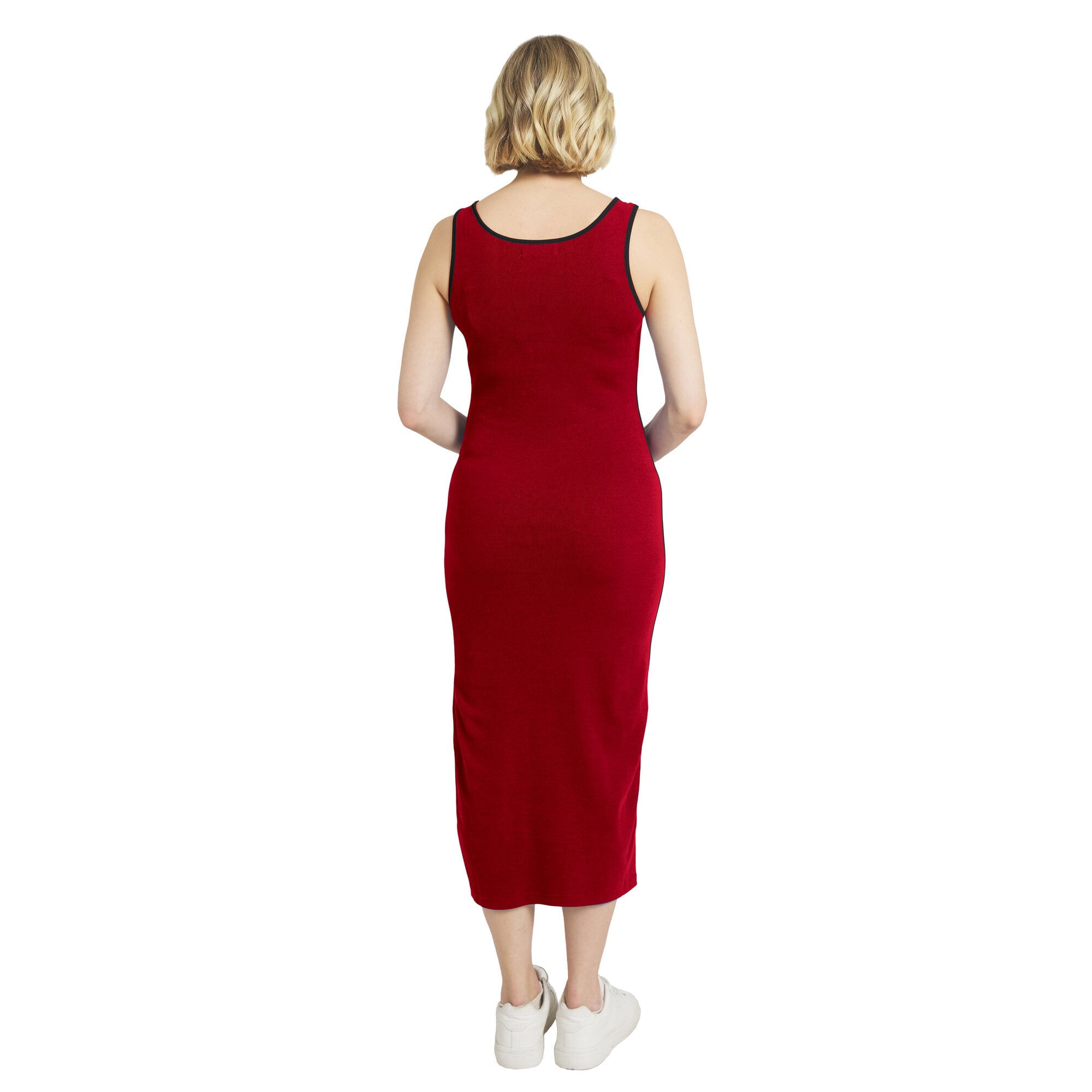 Women's WEAR by Erin Andrews  Scarlet San Francisco 49ers Ribbed Tank Dress