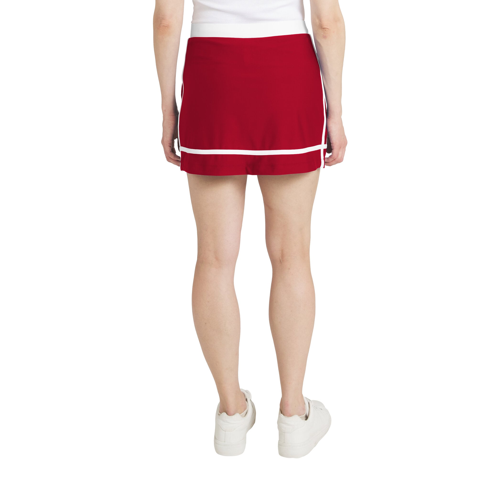 Women's WEAR by Erin Andrews Scarlet San Francisco 49ers Stripe Skort