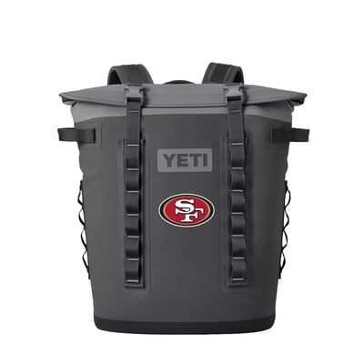  San Francisco 49ers YETI Hopper M20 Soft Cooler Backpack - Charcoal