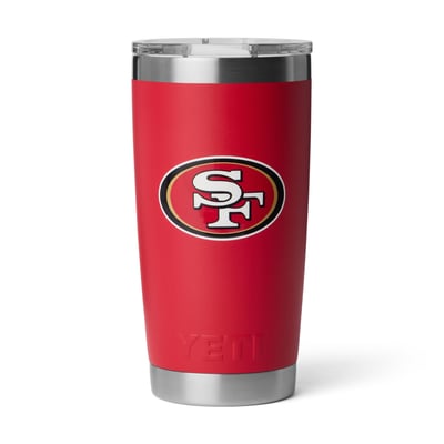 San Francisco 49ers YETI 20oz. Fandom Rambler Tumbler