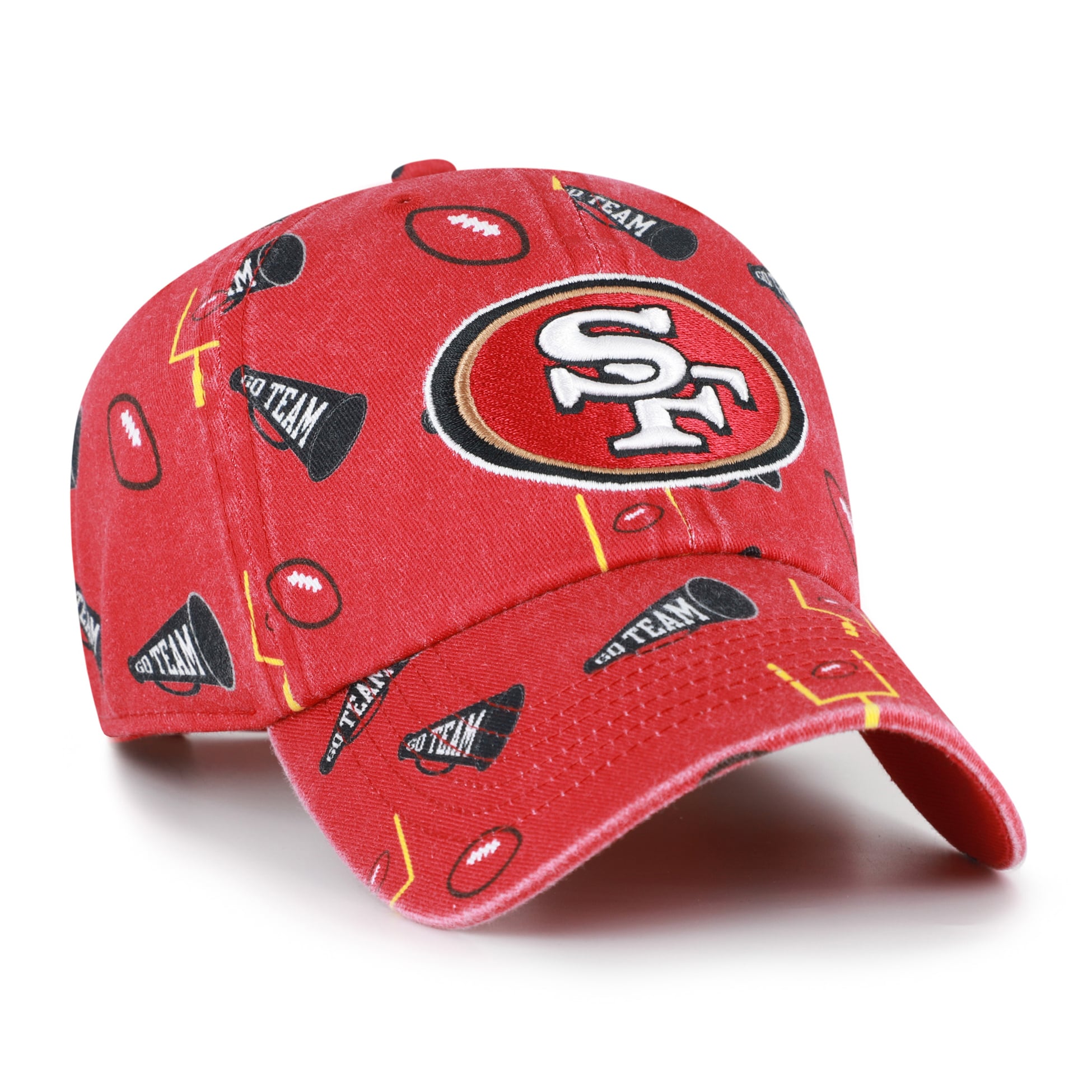 Youth '47 Scarlet San Francisco 49ers Stomping Ground Clean Up Adjustable Hat