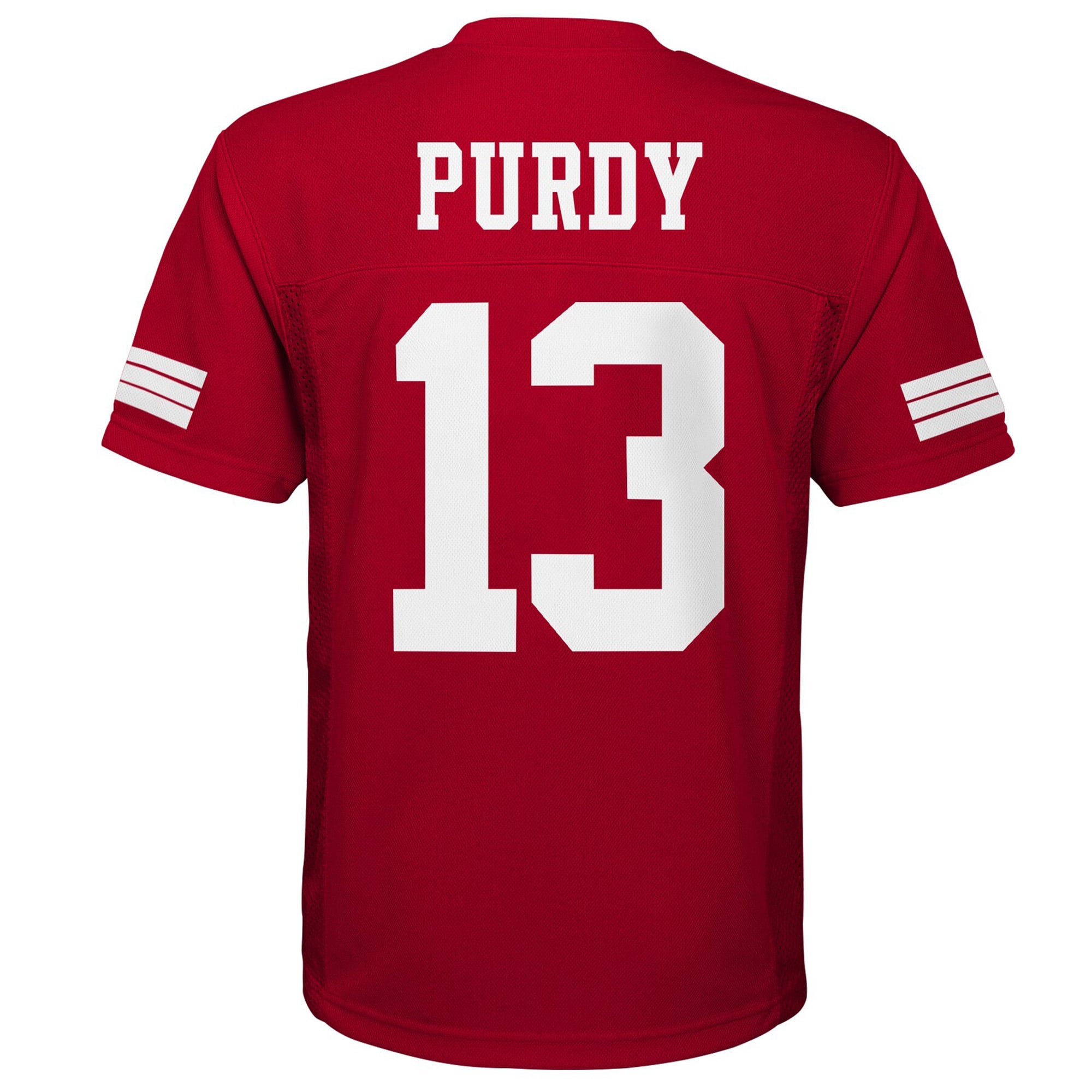 Maillot réplique écarlate de Brock Purdy pour jeunes des 49ers San Francisco