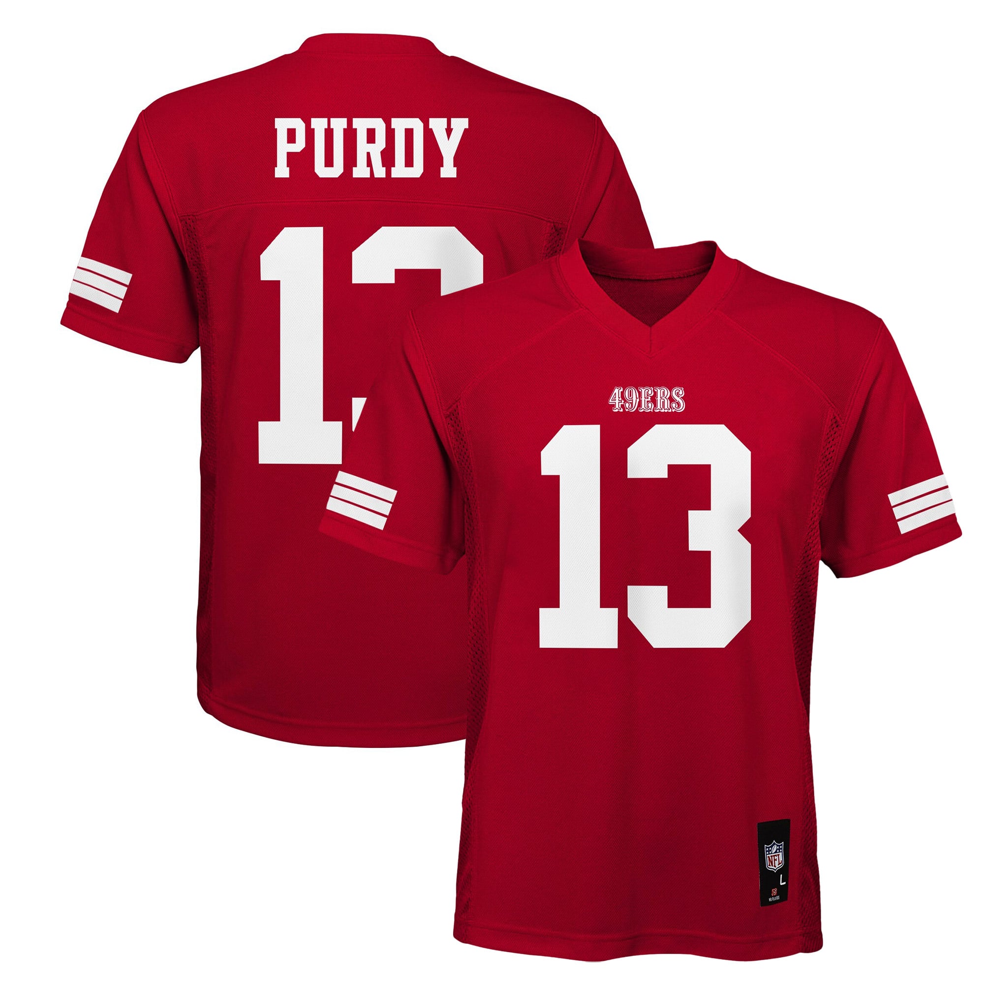Youth Brock Purdy Scarlet San Francisco 49ers Replica Jersey
