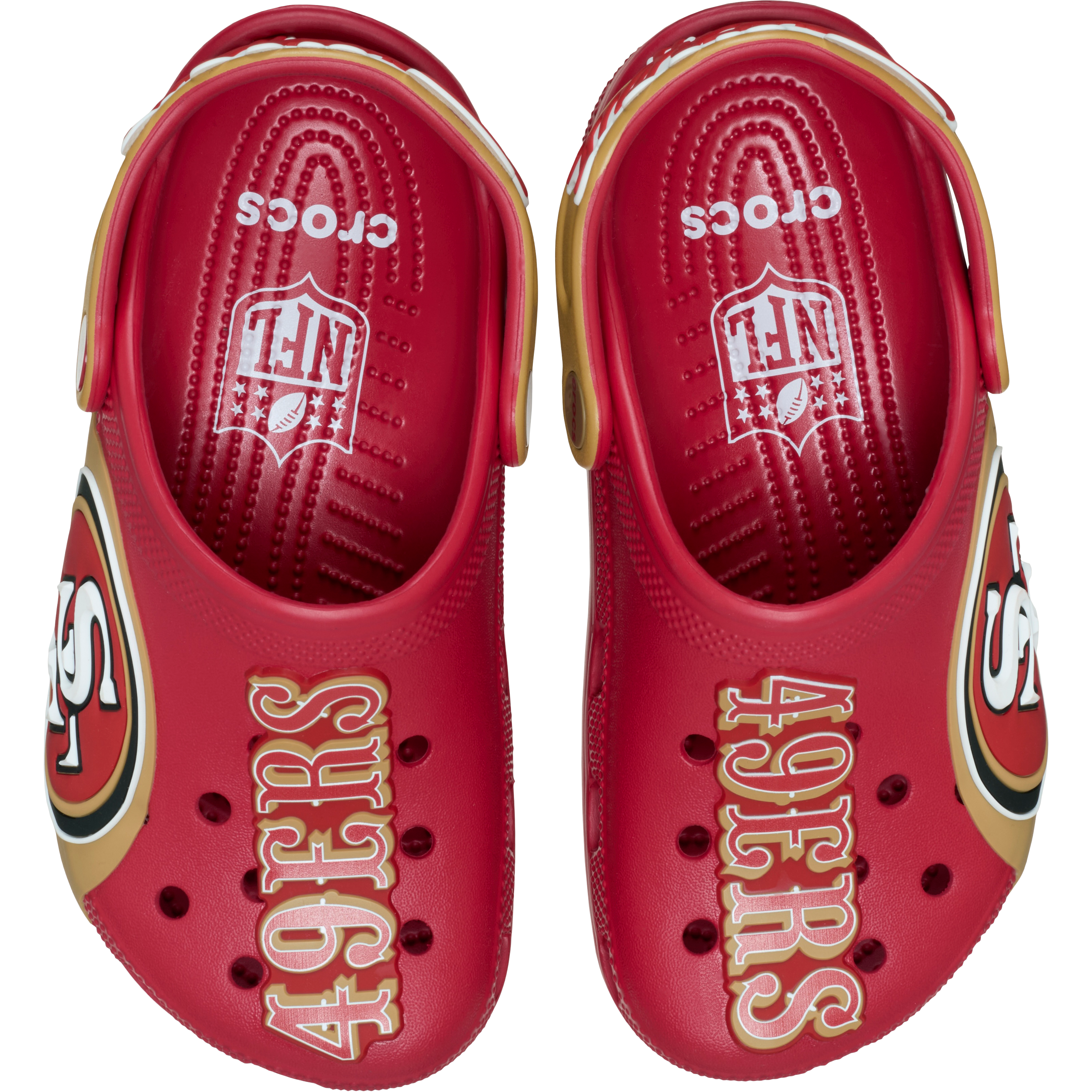 Sabots classiques Crocs Scarlet San Francisco 49ers pour enfants
