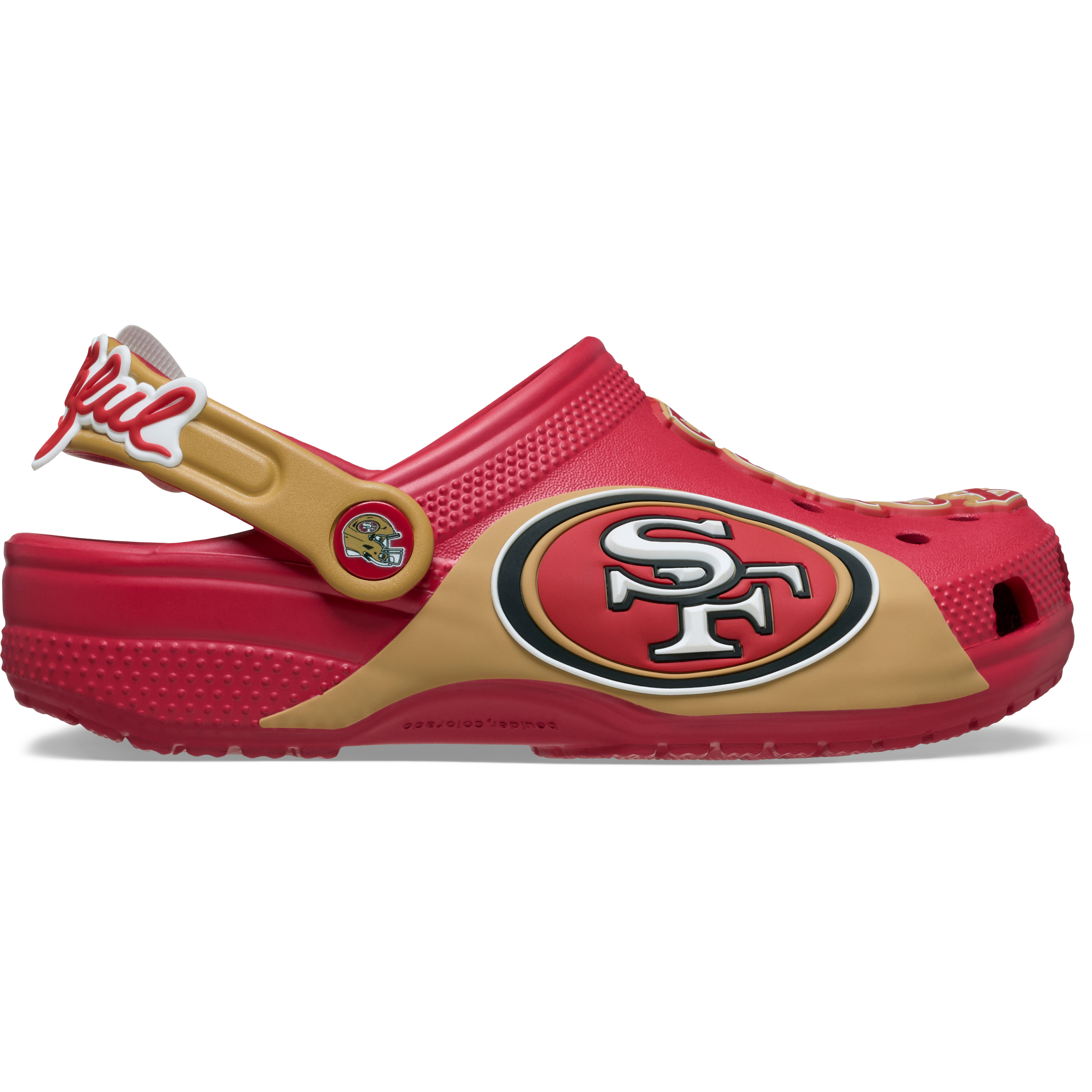 Sabots classiques Crocs Scarlet San Francisco 49ers pour enfants