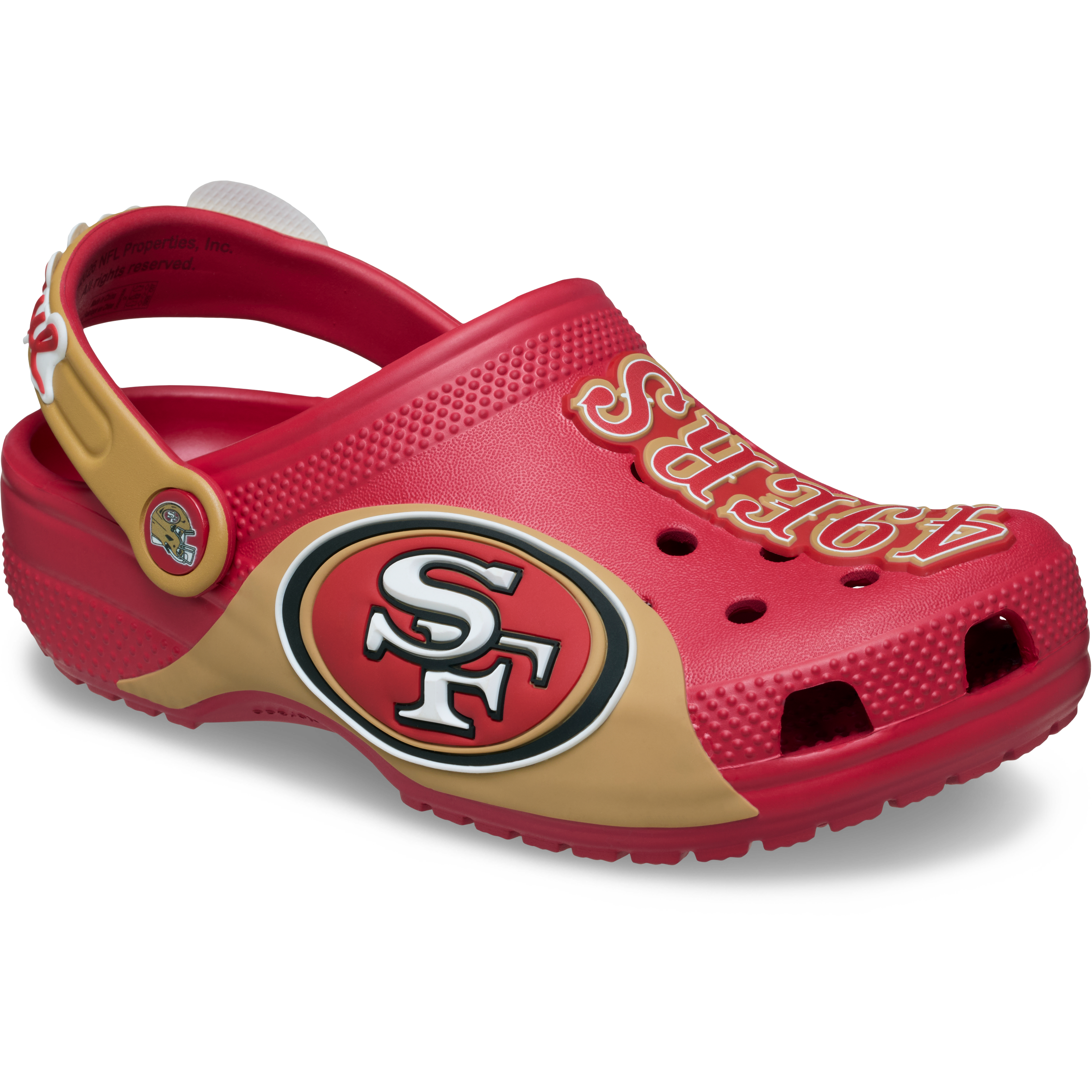 Sabots classiques Crocs Scarlet San Francisco 49ers pour enfants