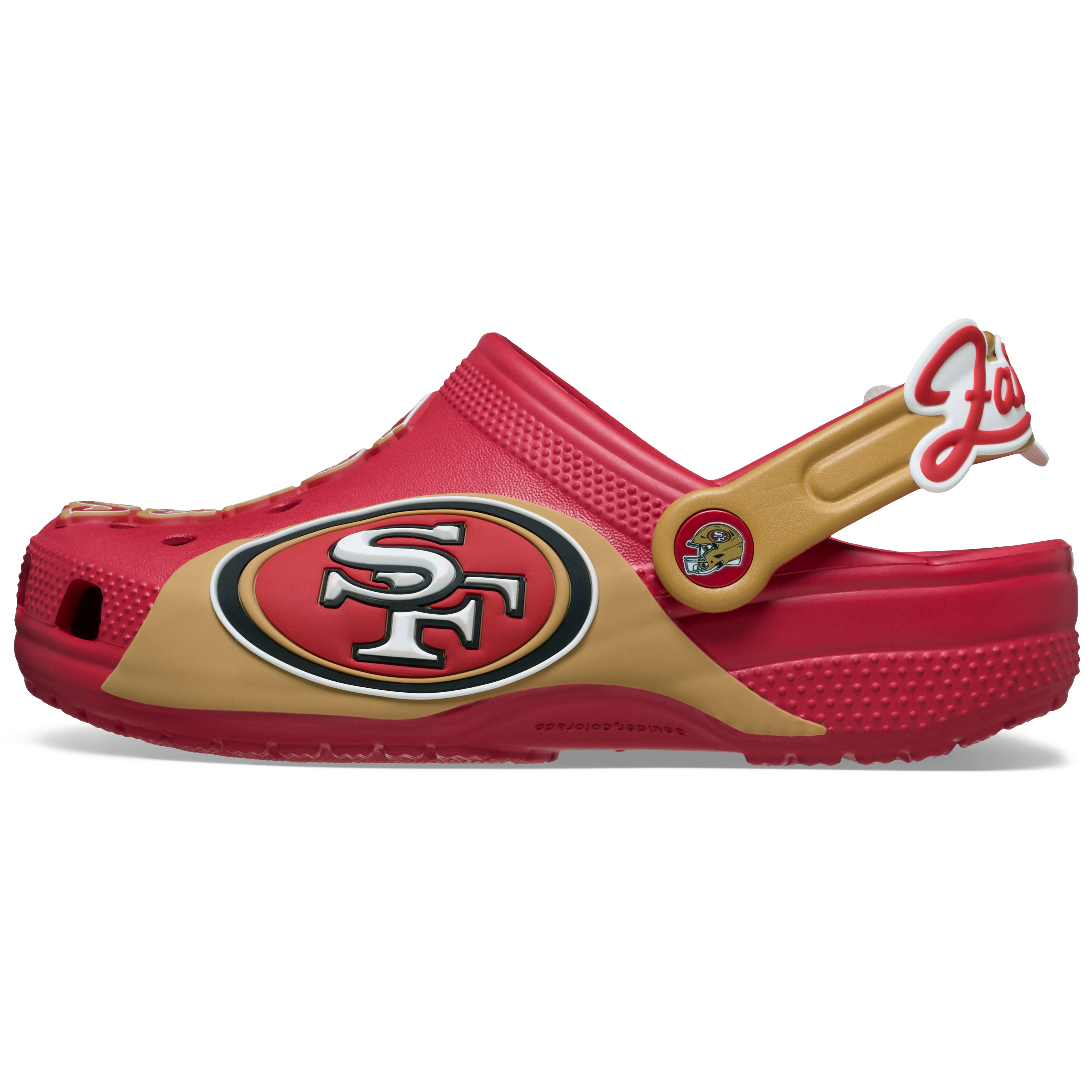 Sabots classiques Crocs Scarlet San Francisco 49ers pour enfants