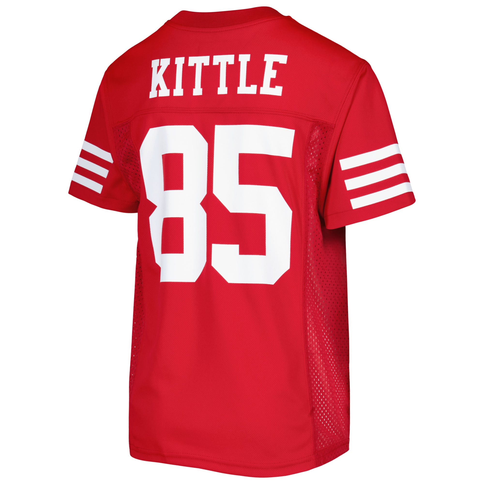 Youth George Kittle Scarlet San Francisco 49ers Replica Jersey