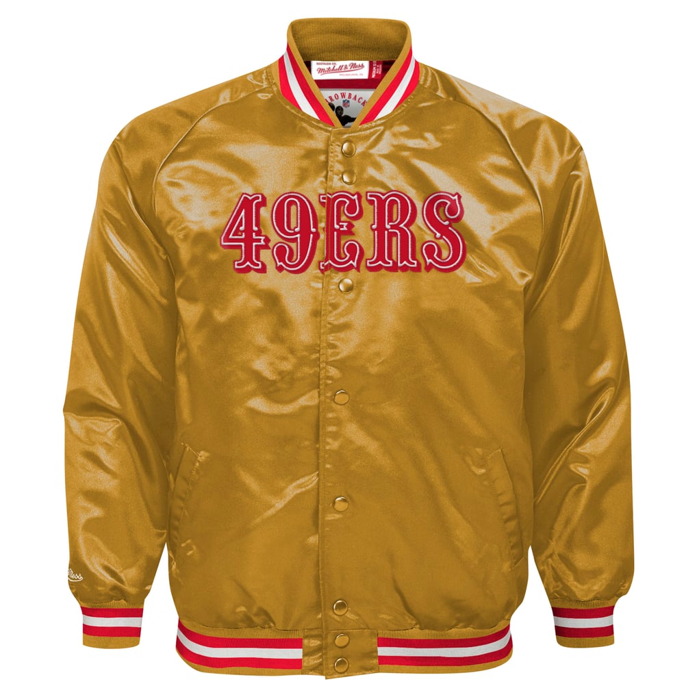 ユース ミッチェル&ネス ゴールド サンフランシスコ 49ers サテン 