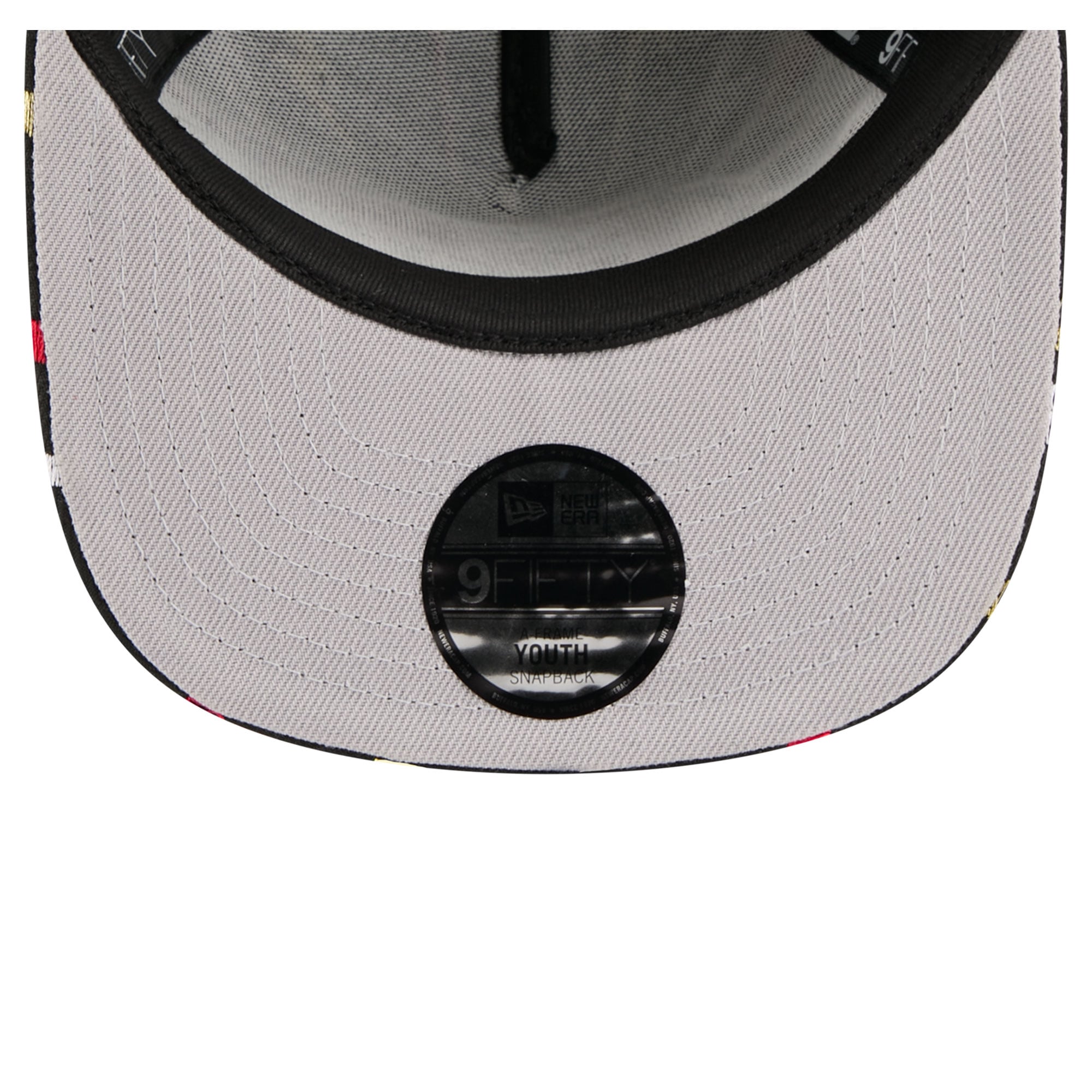 Youth New Era Black San Francisco 49ers Bolt A-Frame 9FIFTY Snapback Hat