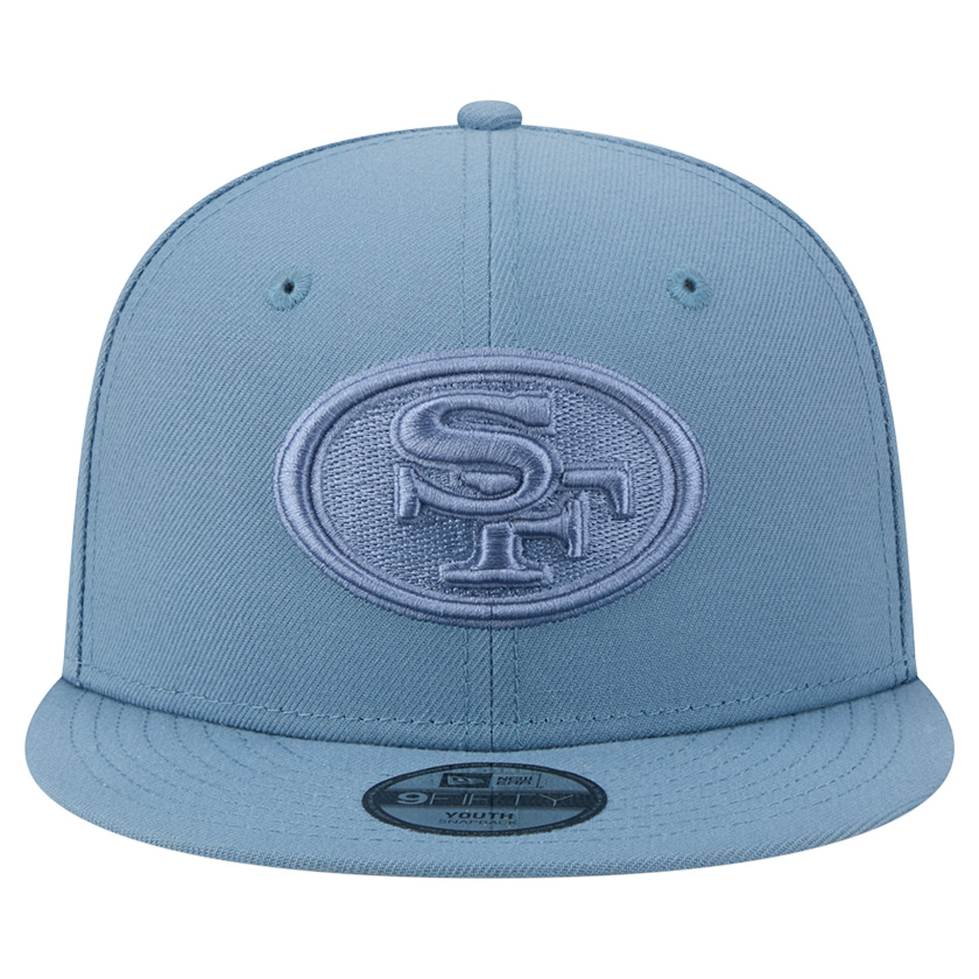 Casquette snapback New Era 9FIFTY A-Frame bleue pour jeunes, San Francisco 49ers Color Pack