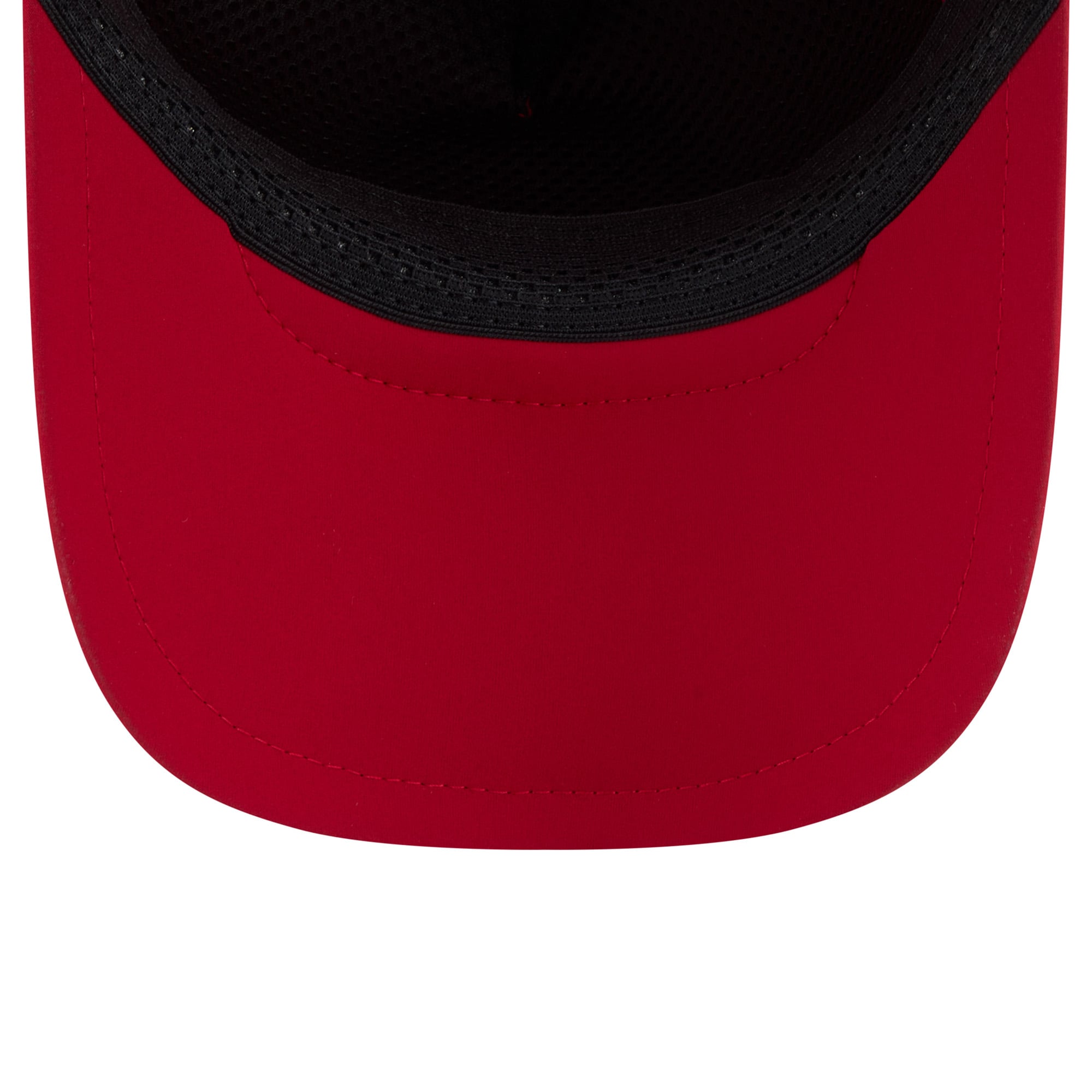 Youth New Era Scarlet San Francisco 49ers 2026 Sideline Apex 9FORTY Adjustable Trucker Hat