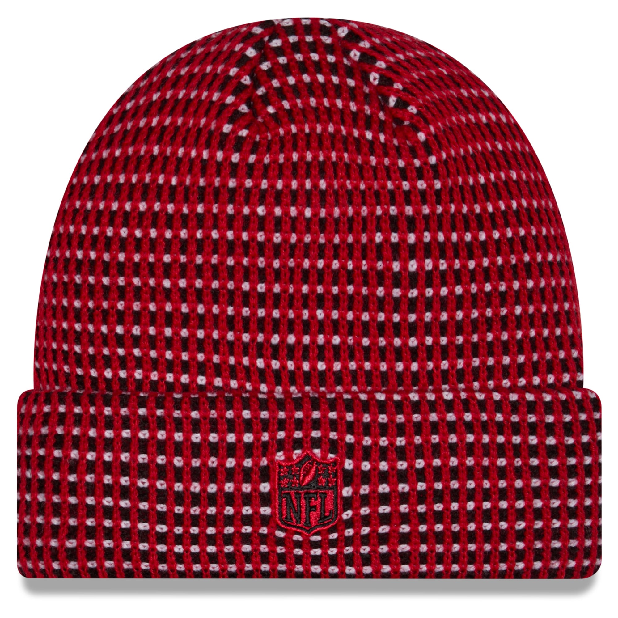 Bonnet à revers New Era Scarlet San Francisco 49ers 2026 pour jeunes, idéal pour les sorties d'urgence.
