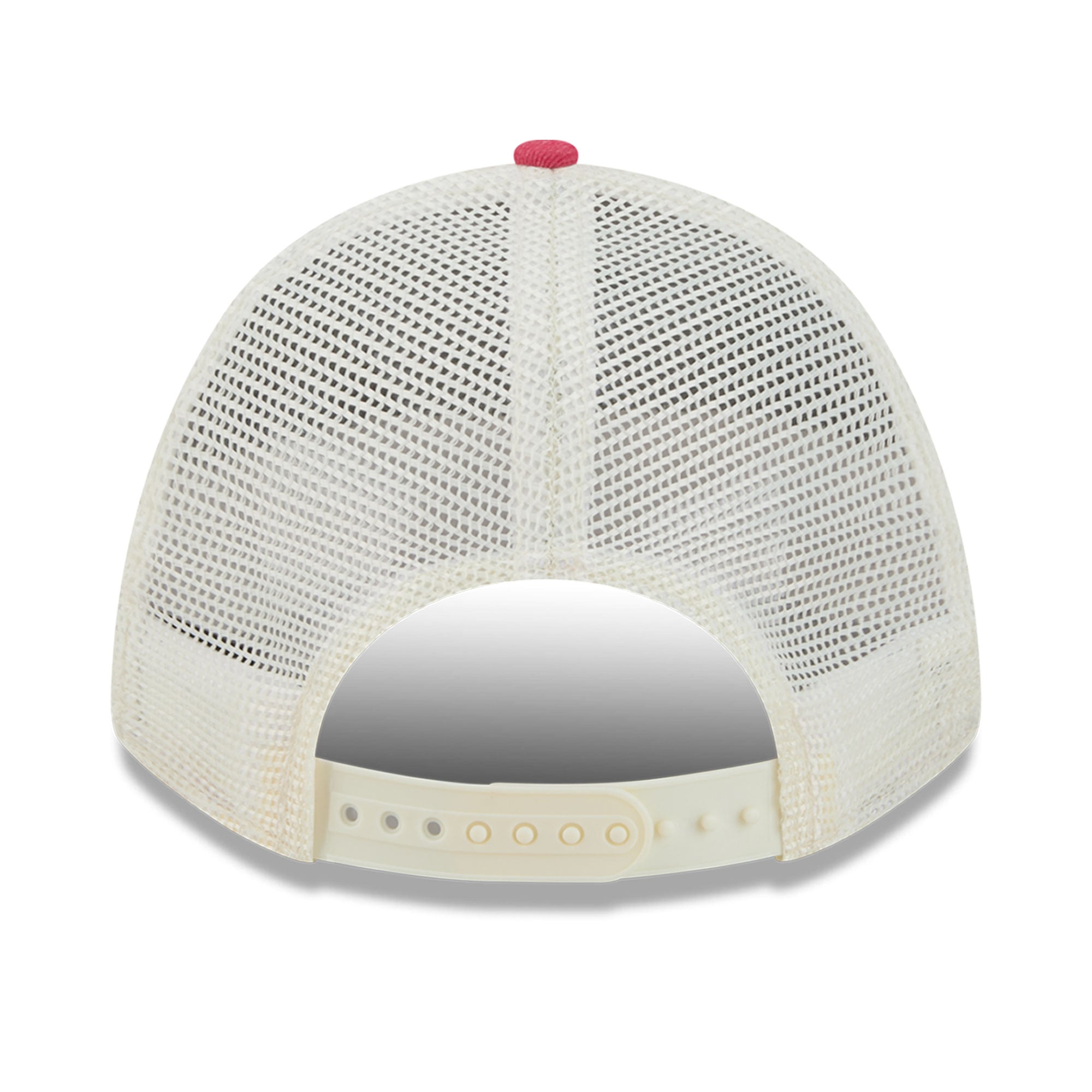Casquette trucker ajustable New Era Scarlet San Francisco 49ers pour jeunes, modèle 9FORTY A-Frame M-Crown, pour les fans des 49ers de San Francisco.
