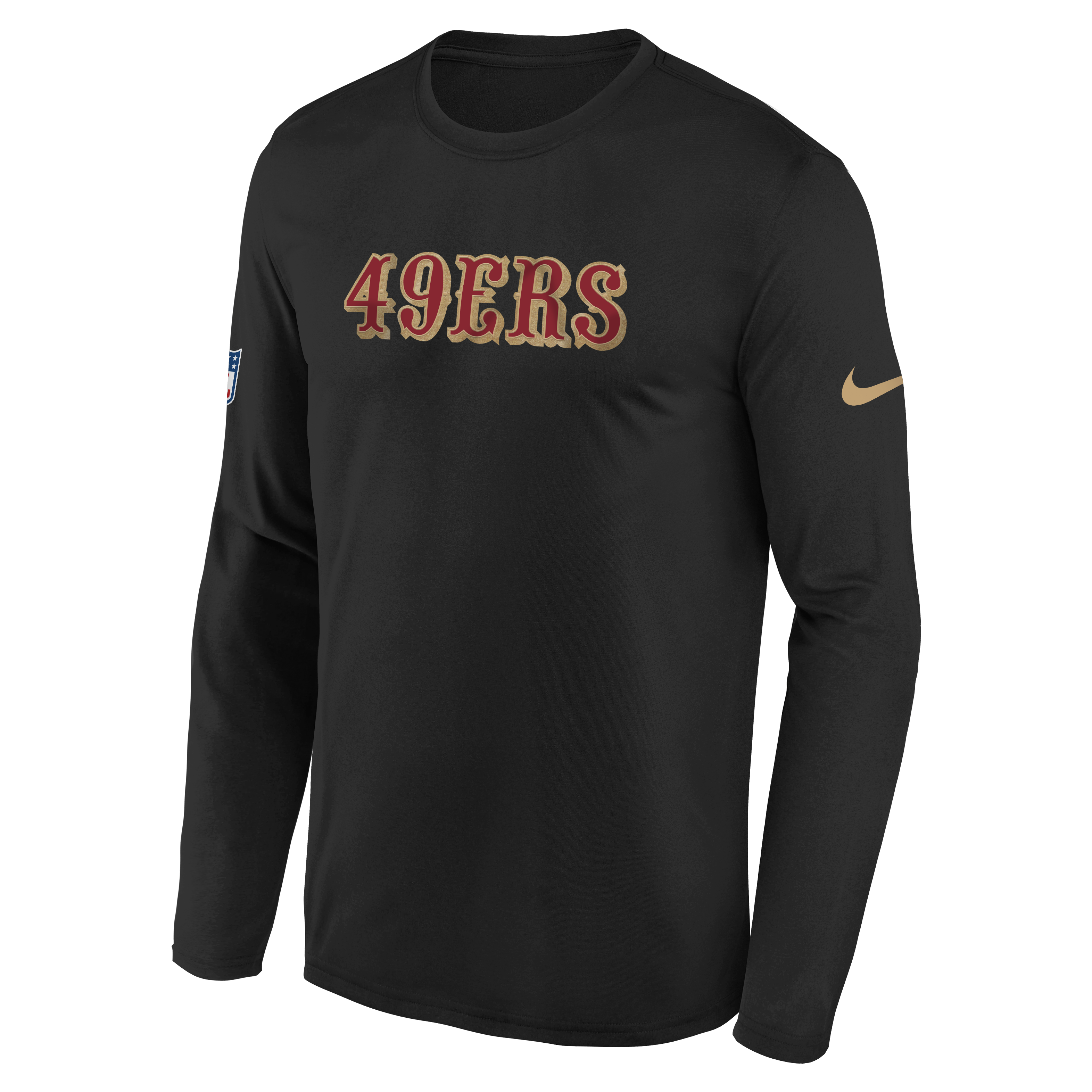 Youth Nike  Black San Francisco 49ers Rivalries Collection Sideline Legend Long Sleeve T-Shirt