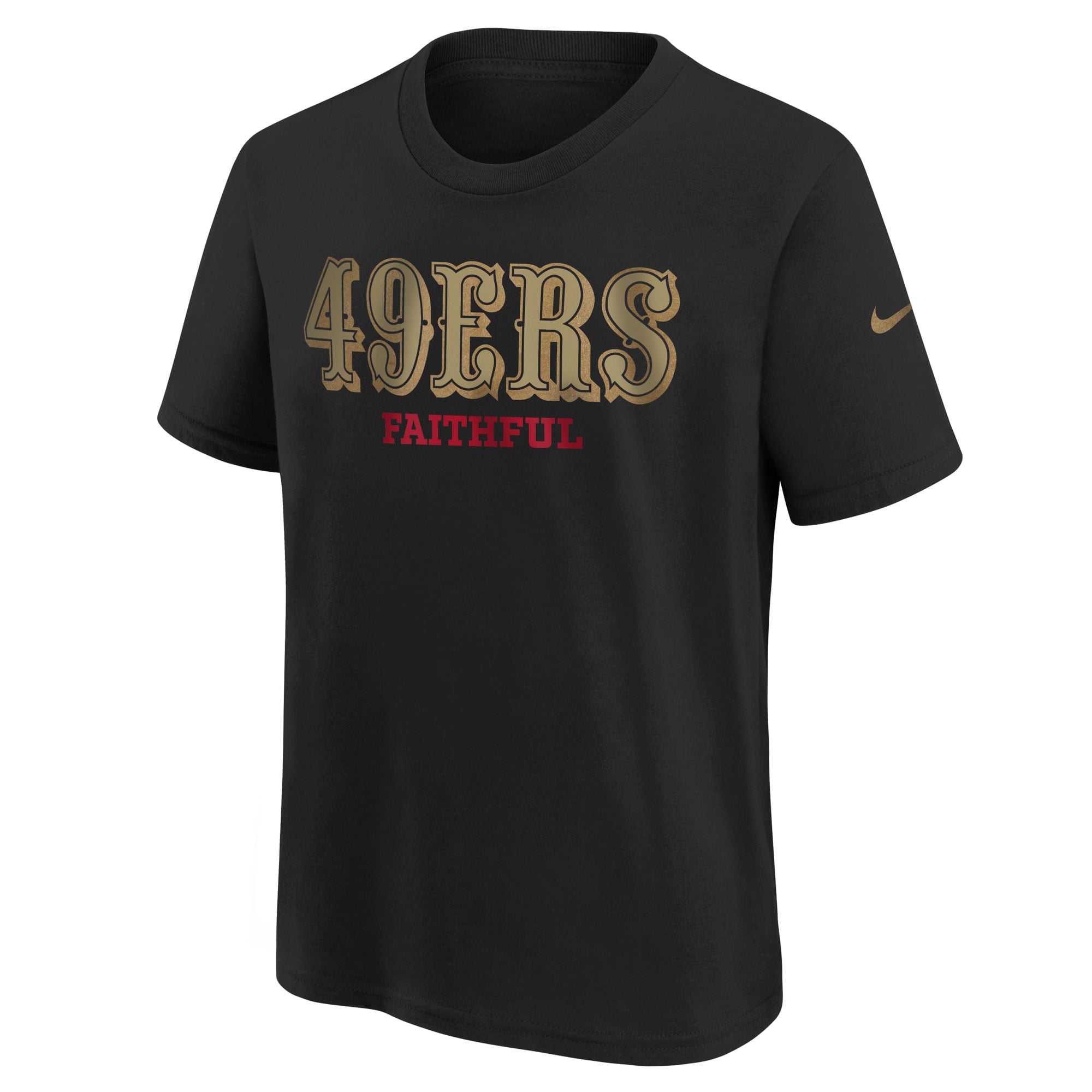 T-shirt Nike noir pour jeunes de la collection Rivalries des 49ers San Francisco