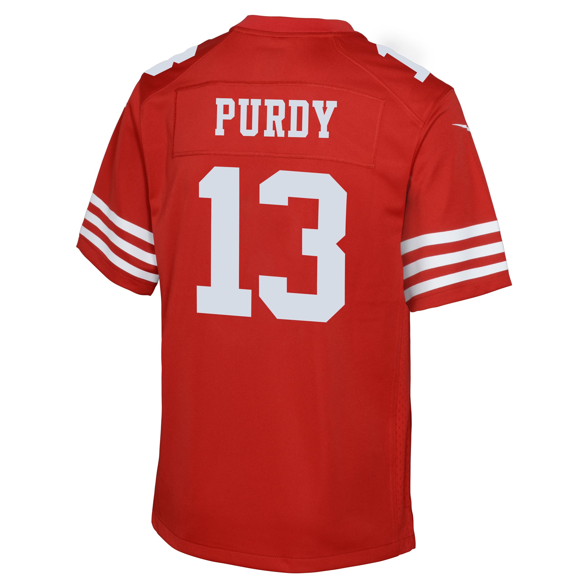 Youth Nike Brock Purdy Scarlet San Francisco 49ers 80th Anniversary Game Jersey