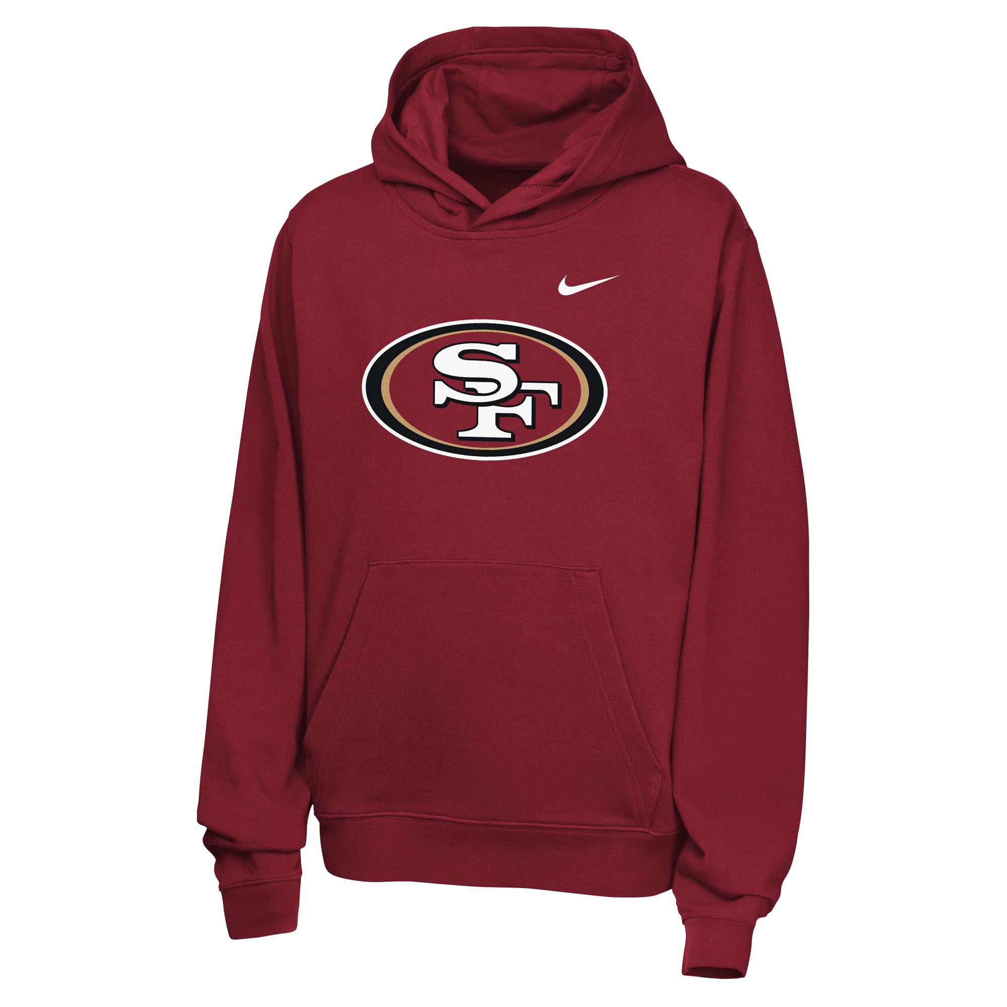 Sweat à capuche en polaire Nike Scarlet San Francisco 49ers pour enfant