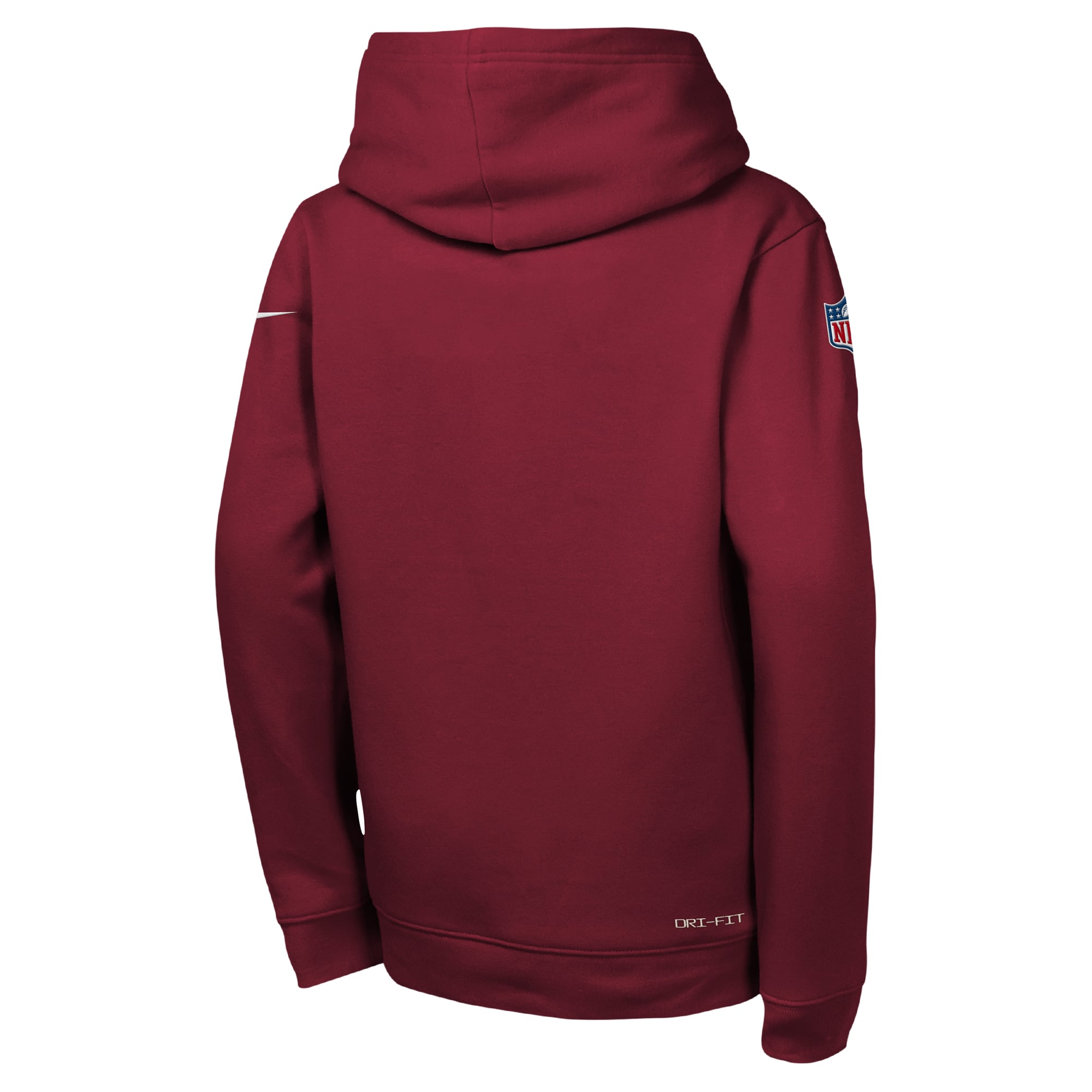 Sweat à capuche Nike Scarlet San Francisco 49ers Sideline Dri-FIT pour enfant