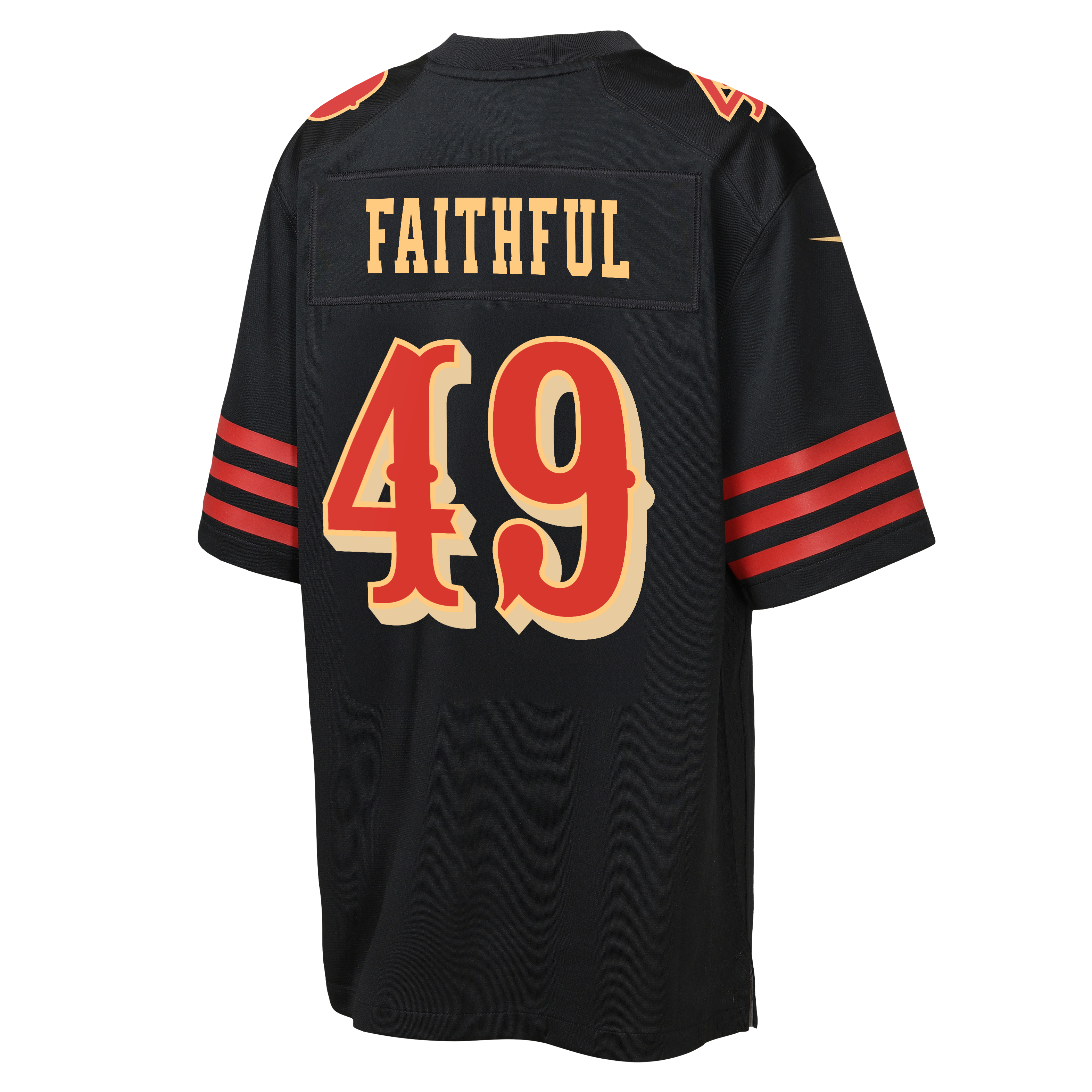 Youth Nike The Faithful Black San Francisco 49ers Rivalries Collection Game Jersey