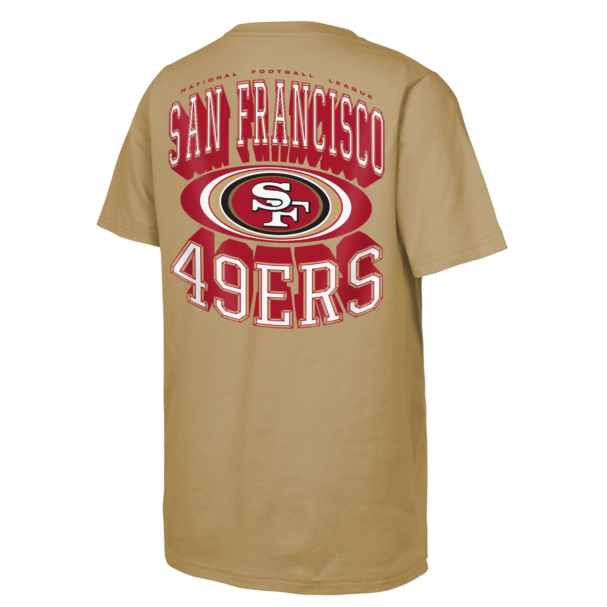 T-shirt Outerstuff Gold pour jeunes, San Francisco 49ers, mentalité de gagnant