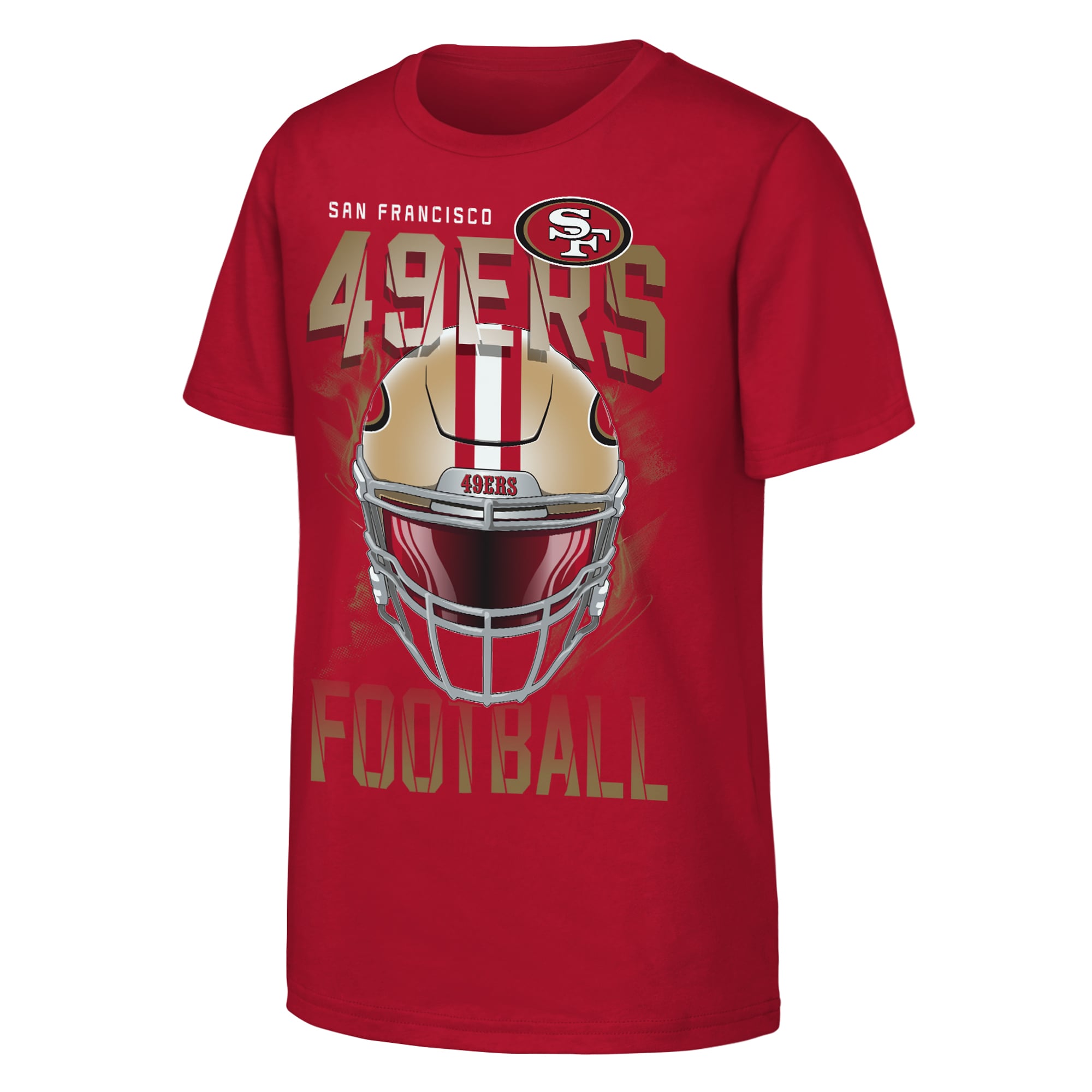 Youth Outerstuff Scarlet San Francisco 49ers Full Gear T-Shirt