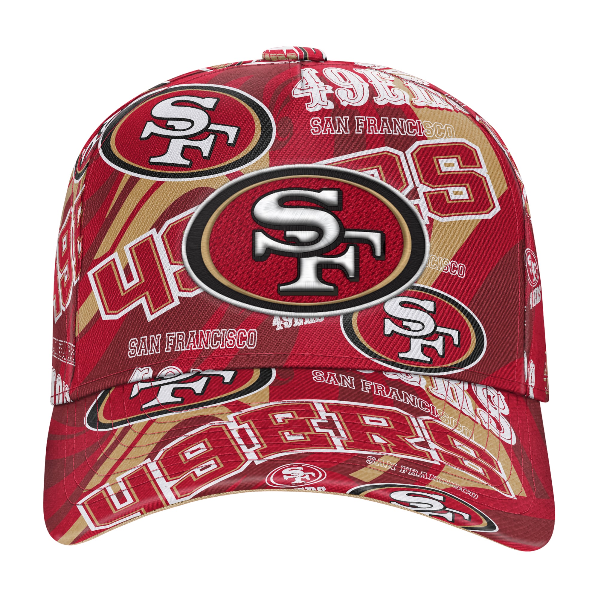 Youth Outerstuff Scarlet San Francisco 49ers Shift Adjustable Hat