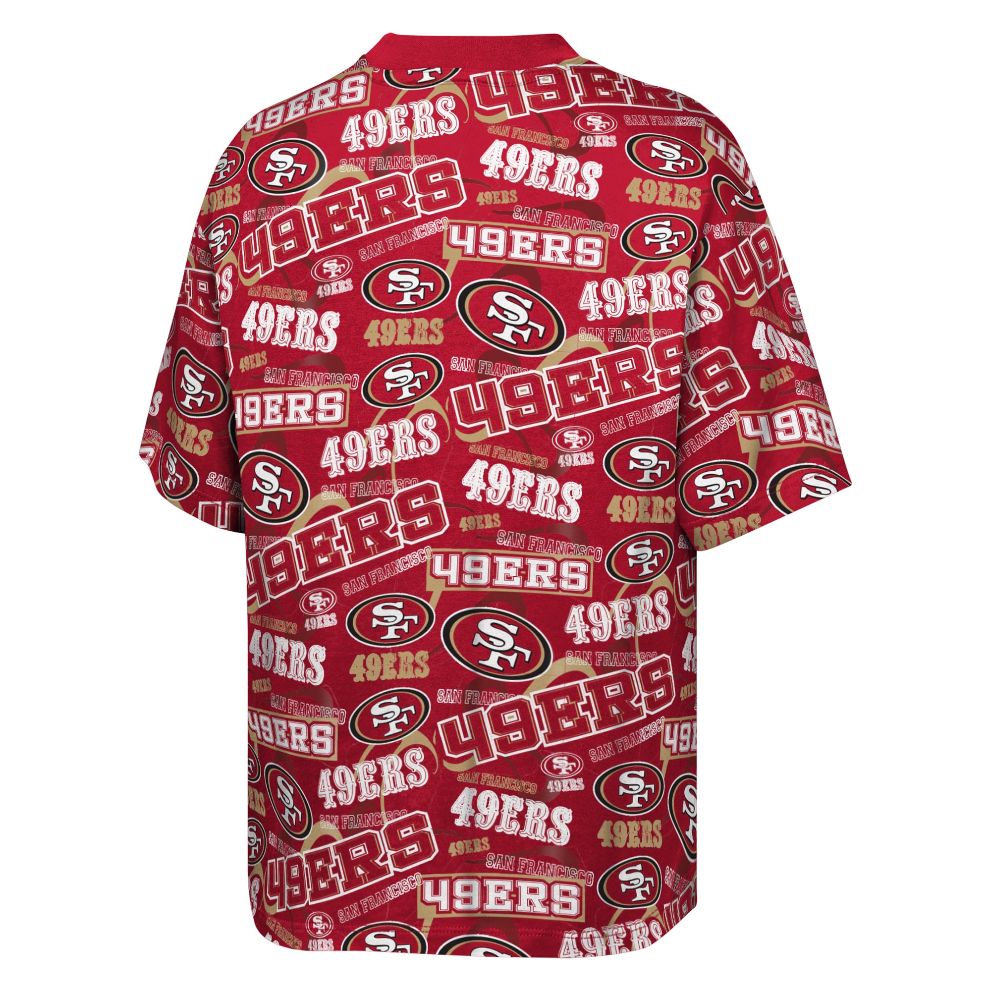 Youth Outerstuff  Scarlet San Francisco 49ers Shift Crew T-Shirt