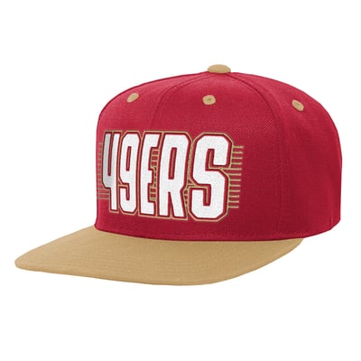 San Francisco 49ers Outerstuff Youth Snapback Hat - Scarlet/Gold