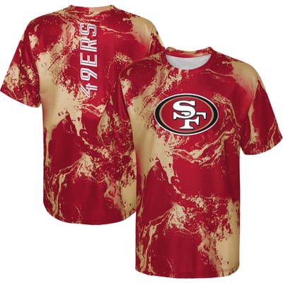 San Francisco 49ers Youth In The Mix T-Shirt - Scarlet