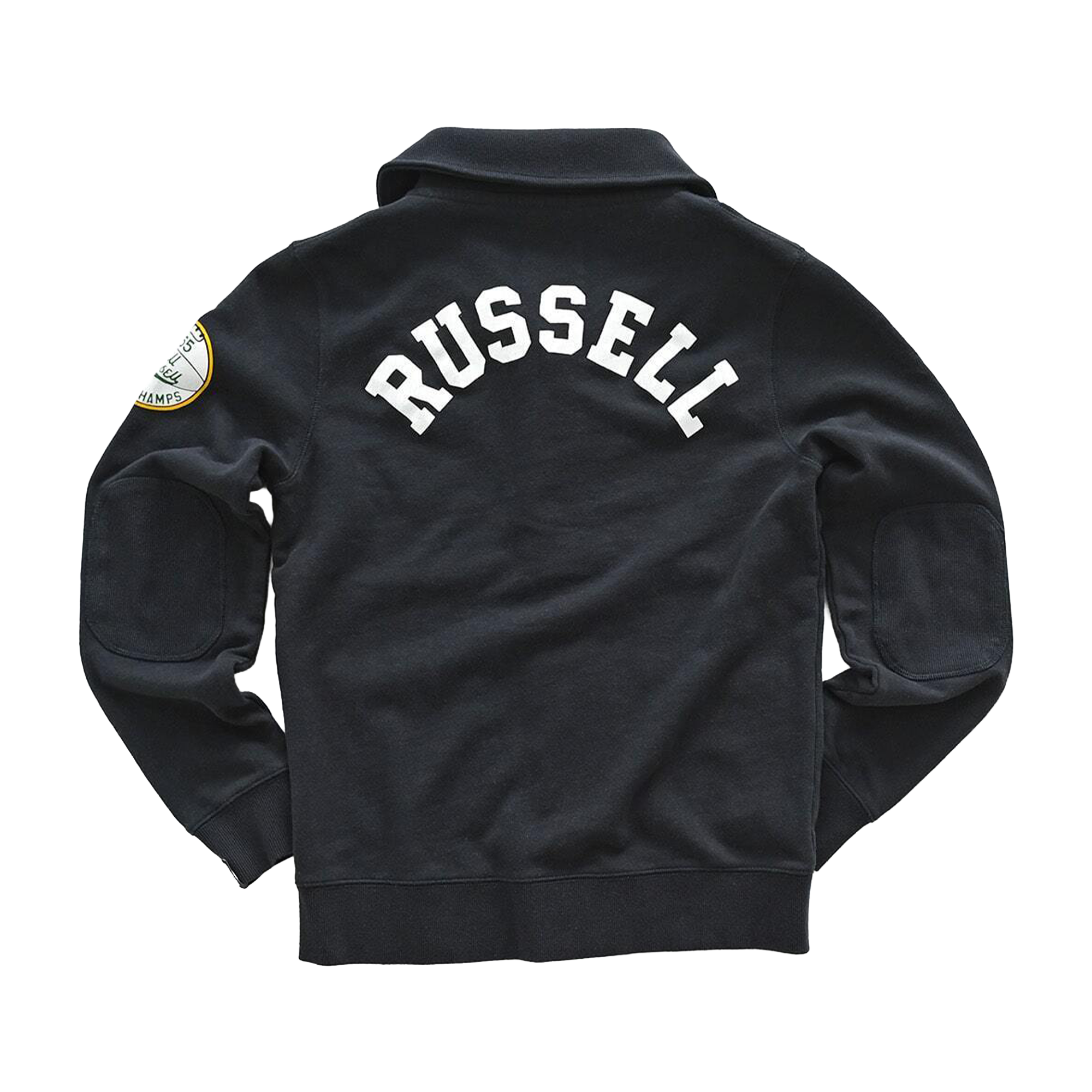 Men's Roots of Fight Bill Russell Black San Francisco Dons Full-Button Cardigan