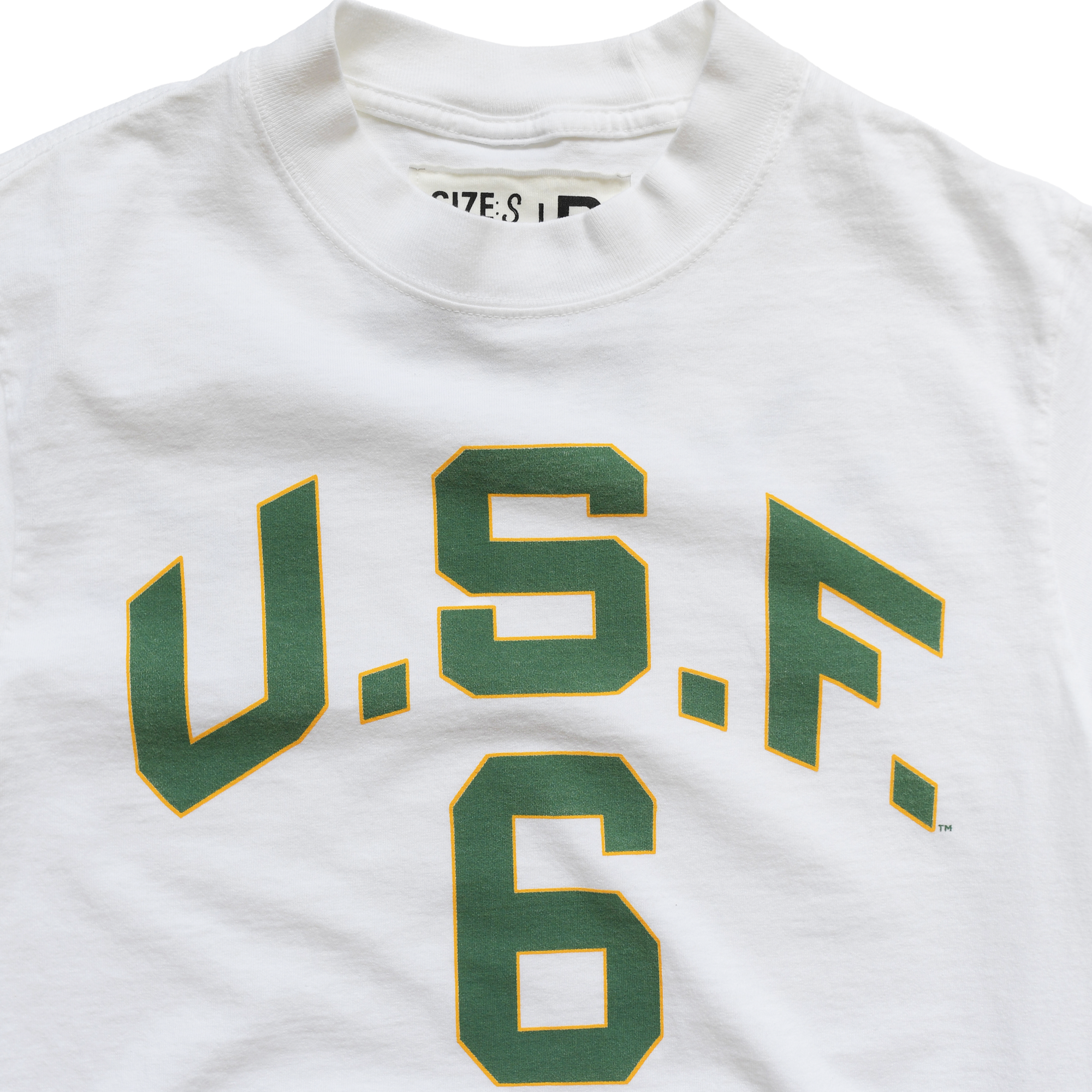 Unisex Roots of Fight Bill Russell White San Francisco Dons Heavyweight T-Shirt