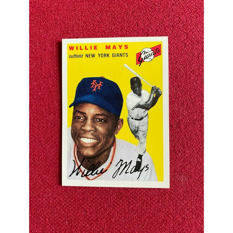 Topps Reprint Sets New York Giants Baseball Willie Mays