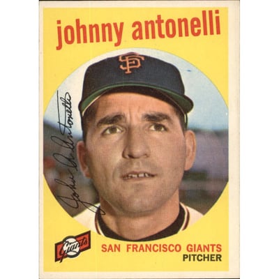 1959 Topps #377 John Antonelli