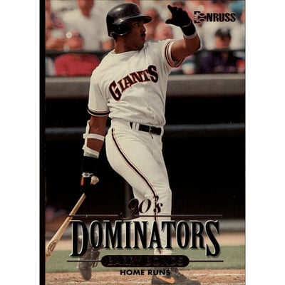 1994 Donruss Dominators Jumbos #A2 Barry Bonds