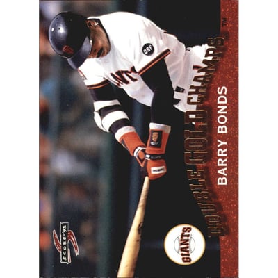 1995 Score Double Gold Champs #GC3 Barry Bonds