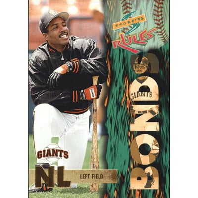 1995 Score Rules #SR9 Barry Bonds