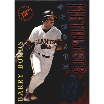 1996 Stadium Club Metalists #M2 Barry Bonds