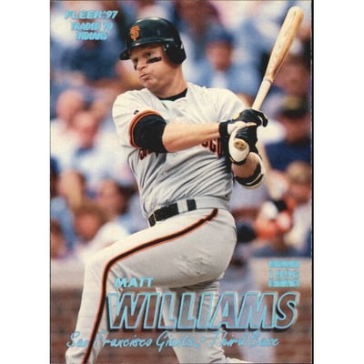 1997 Fleer Tiffany #489 Matt Williams