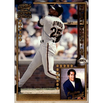 1998 Crown Royale Firestone on Baseball #18 Barry Bonds