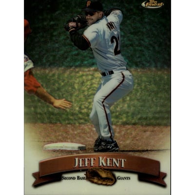 1998 Finest No-Protectors Refractors #87 Jeff Kent