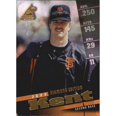 1998 Pinnacle Inside Diamond Edition #101 Jeff Kent